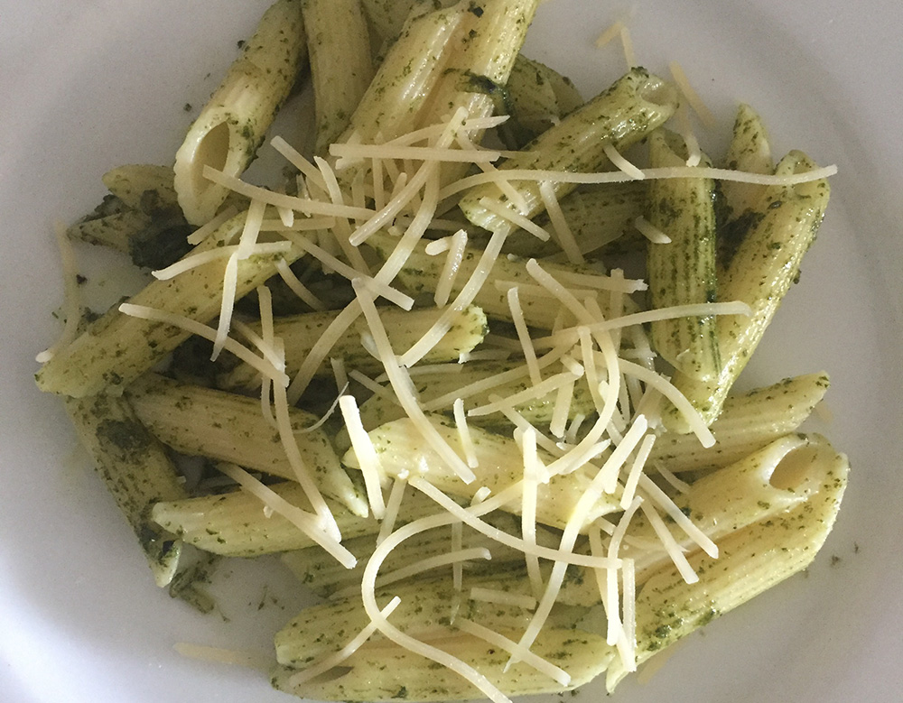 Receita Penne ao Molho Pesto