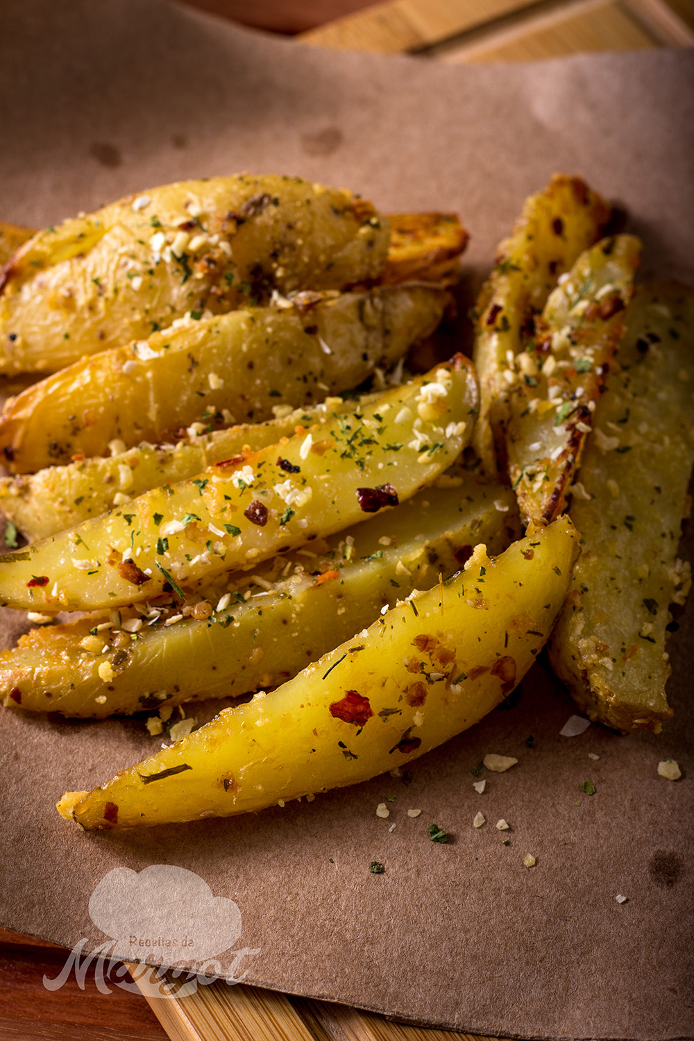 Receita batata rústica