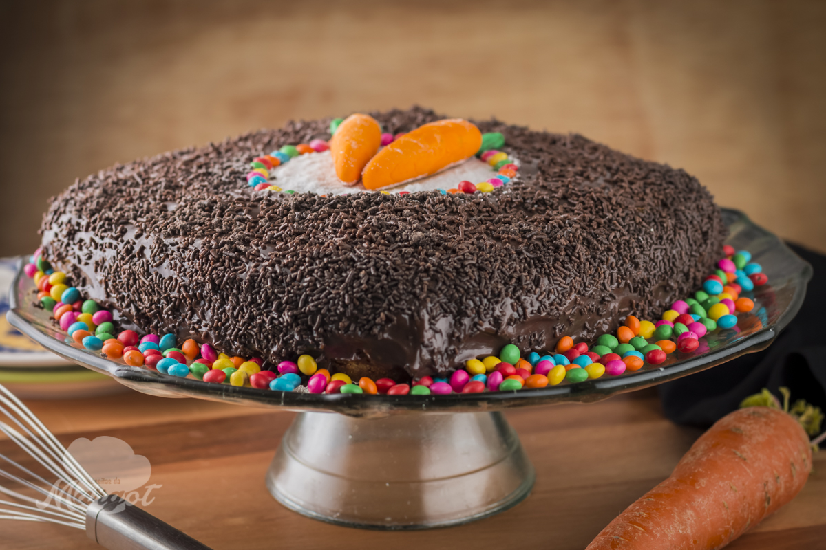 Receita Bolo de Cenoura Receita Bolo de Cenoura