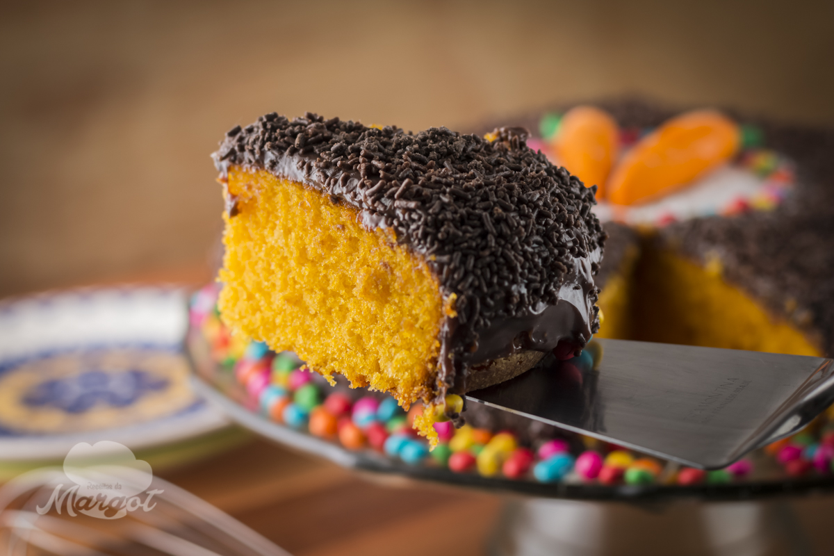 Receita Bolo de Cenoura Receita Bolo de Cenoura